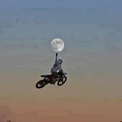 Photo:  motocross  moon